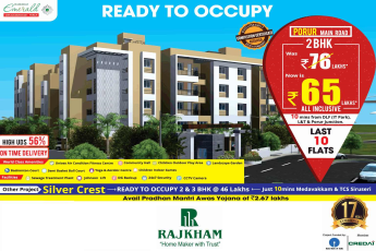 Book ready to occupy 2 BHK @ Rs 65 lakhs at Rajkham Emerald in Chennai